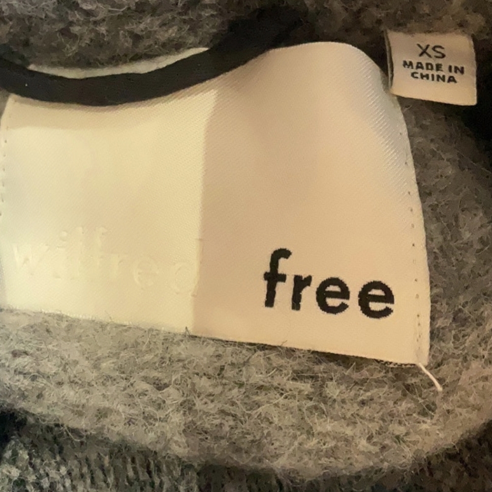 Aritzia Wilfred Free Off Duty Wool Jacket Gray Plaid XS - Picture 8 of 11